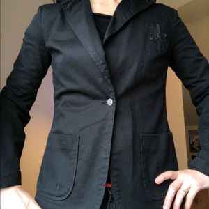 Miss Sixty London blazer embroidered back